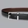 CHARLES TYRWHITT Reversible Made In England Leather Belt - Black & Brown