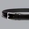 CHARLES TYRWHITT Leather Formal Belt - Black