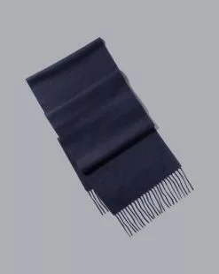 CHARLES TYRWHITT Cashmere Scarf - Navy