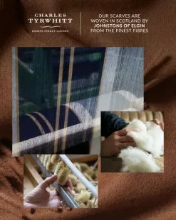 CHARLES TYRWHITT Cashmere Scarf - R 7 CHARLES TYRWHITT Cashmere Scarf - R -Charles Tyrwhitt Shop ACC0111RED l