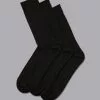 CHARLES TYRWHITT Merino Wool Blend 3 Pack Socks - Black 2 CHARLES TYRWHITT Merino Wool Blend 3 Pack Socks - Black -Charles Tyrwhitt Shop ACK0262BLK MAIN