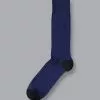 CHARLES TYRWHITT Cotton Rib Socks - French B 2 CHARLES TYRWHITT Cotton Rib Socks - French B -Charles Tyrwhitt Shop ACK0308NAV FULL