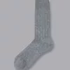 CHARLES TYRWHITT Cashmere Bed Socks - Light Grey -Charles Tyrwhitt Shop ACK0345LGY FULL