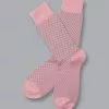 CHARLES TYRWHITT Mini Herringbone Socks - Pink