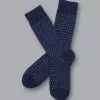 CHARLES TYRWHITT Mini Herringbone Socks - Denim B