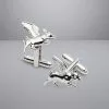 CHARLES TYRWHITT If Pigs Could Fly Cufflinks - Silv -Charles Tyrwhitt Shop ACL0030SLV MAIN