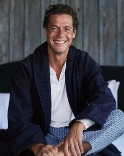 CHARLES TYRWHITT Glasses Motif Pajama Bottoms - Cornflower B -Charles Tyrwhitt Shop ACN0045CFW L