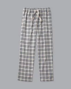 CHARLES TYRWHITT Check Pajama Bottoms - Grey & Navy -Charles Tyrwhitt Shop ACN0045HBL MAIN