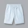 CHARLES TYRWHITT Fine Stripe Pajama Shorts - Sky B -Charles Tyrwhitt Shop ACN0046SKY FULL