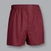 CHARLES TYRWHITT England Rugby Ball Motif Woven Boxers - Burgundy R