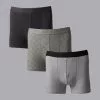 CHARLES TYRWHITT 3 Pack Patterned Cotton Stretch Jersey Trunks - Light Grey 1 CHARLES TYRWHITT 3 Pack Patterned Cotton Stretch Jersey Trunks - Light Grey -Charles Tyrwhitt Shop ACU0200LGY MAIN FULL