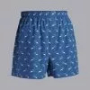 CHARLES TYRWHITT Dog On Surfboard Motif Woven Boxers - Indigo B -Charles Tyrwhitt Shop ACU0207IDG MAIN
