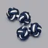 CHARLES TYRWHITT Knot Cufflinks - Indigo Blue & Wh 1 CHARLES TYRWHITT Knot Cufflinks - Indigo Blue & Wh -Charles Tyrwhitt Shop CLC0019NWT MAIN