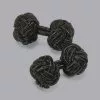 CHARLES TYRWHITT Knot Cufflinks - Black -Charles Tyrwhitt Shop CLC0020BLK MAIN