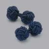 CHARLES TYRWHITT Knot Cufflinks - Indigo B -Charles Tyrwhitt Shop CLC0020NAV MAIN