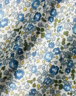 CHARLES TYRWHITT Made With Liberty Fabric Semi-Spread Collar Shirt - Steel B 13 CHARLES TYRWHITT Made With Liberty Fabric Semi-Spread Collar Shirt - Steel B -Charles Tyrwhitt Shop CSB0054STL FABRIC DETAIL