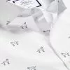 CHARLES TYRWHITT Semi-Spread Collar Non-Iron Dalmatian Print Shirt - M