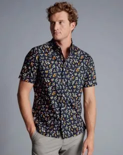 Front Page -Charles Tyrwhitt Shop CSN0393NAV MODEL UNTUCKED