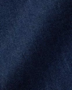 CHARLES TYRWHITT England Rugby Denim Shirt - Denim B -Charles Tyrwhitt Shop CSQ0033DEN FABRIC DETAIL