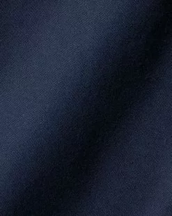 CHARLES TYRWHITT Button-Down Collar Washed Fine Twill Shirt - Navy 12 CHARLES TYRWHITT Button-Down Collar Washed Fine Twill Shirt - Navy -Charles Tyrwhitt Shop CSR0927NAV FABRIC DETAIL