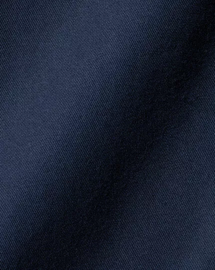 CHARLES TYRWHITT Button-Down Collar Washed Fine Twill Shirt - Navy 7 CHARLES TYRWHITT Button-Down Collar Washed Fine Twill Shirt - Navy - Image 5