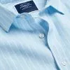 CHARLES TYRWHITT Pure Linen Stripe Shirt - Light B