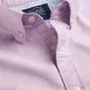 CHARLES TYRWHITT Button-Down Collar Washed Oxford Short Sleeve Shirt -Violet P