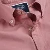 CHARLES TYRWHITT Button-Down Collar Washed Fine Twill Shirt - Pink -Charles Tyrwhitt Shop CSR2067PNK COLLAR DETAIL