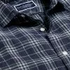 CHARLES TYRWHITT Pure Linen Check Shirt - French B -Charles Tyrwhitt Shop CSR2090FRE COLLAR DETAIL