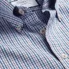 CHARLES TYRWHITT Button-Down Collar Non-Iron Oxford Multi Check Shirt - Dark Pink -Charles Tyrwhitt Shop FOB0680DPK COLLAR DETAIL