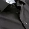 CHARLES TYRWHITT Semi-Spread Collar Non-Iron Stretch Texture Shirt - Charcoal Grey