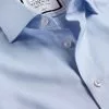 CHARLES TYRWHITT Semi-Spread Collar Non-Iron Stretch Texture Shirt - Sky B 1 CHARLES TYRWHITT Semi-Spread Collar Non-Iron Stretch Texture Shirt - Sky B -Charles Tyrwhitt Shop FOB0687SKY COLLAR DETAIL