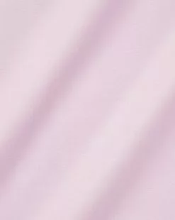 CHARLES TYRWHITT Semi-Spread Collar Non-Iron Cotton Linen Shirt - Pink -Charles Tyrwhitt Shop FOB0700PNK FABRIC DETAIL