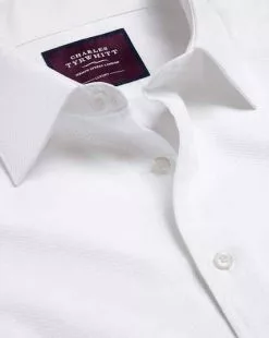 CHARLES TYRWHITT Marcella Bib Tuxedo Shirt - Wh -Charles Tyrwhitt Shop FOL0154WHT DETAIL COLLAR 1