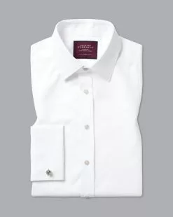 CHARLES TYRWHITT Marcella Bib Tuxedo Shirt - Wh -Charles Tyrwhitt Shop FOL0154WHT FOLD SINGLE