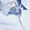 CHARLES TYRWHITT Non-Iron Twill Stripe Shirt - Cornflower B