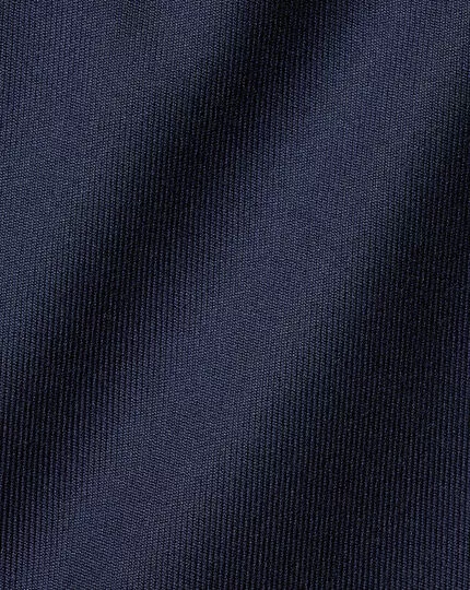 CHARLES TYRWHITT Spread Collar Non-Iron Twill Shirt - Navy 9 CHARLES TYRWHITT Spread Collar Non-Iron Twill Shirt - Navy - Image 7