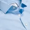 CHARLES TYRWHITT Spread Collar Non-Iron Twill Shirt - Sky B -Charles Tyrwhitt Shop FON0540SKY COLLAR DETAIL