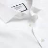 CHARLES TYRWHITT Extreme Spread Collar Non-Iron Twill Shirt - Wh -Charles Tyrwhitt Shop FON0668WHT COLLAR DETAIL