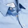 CHARLES TYRWHITT Non-Iron Herringbone Shirt - Sky B