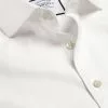 CHARLES TYRWHITT Spread Collar Non-Iron Herringbone Shirt - Ivory Wh -Charles Tyrwhitt Shop FON0677VRY COLLAR DETAIL