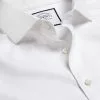 CHARLES TYRWHITT Spread Collar Non-Iron Herringbone Shirt - Wh -Charles Tyrwhitt Shop FON0677WHT COLLAR DETAIL