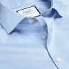 CHARLES TYRWHITT Spread Collar Non-Iron Puppytooth Shirt - Sky B