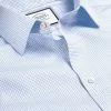 CHARLES TYRWHITT Non-Iron Twill Mini Grid Check Shirt - Cornflower B