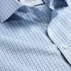CHARLES TYRWHITT Spread Collar Non-Iron Twill Windowpane Check Shirt - Ocean B 1 CHARLES TYRWHITT Spread Collar Non-Iron Twill Windowpane Check Shirt - Ocean B -Charles Tyrwhitt Shop FON2472OCE COLLAR DETAIL