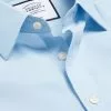 CHARLES TYRWHITT Non-Iron Poplin Short-Sleeve Shirt - Sky B
