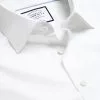 CHARLES TYRWHITT Semi-Spread Collar Egyptian Cotton Poplin Shirt - Wh -Charles Tyrwhitt Shop FOR2245WHT COLLAR DETAIL