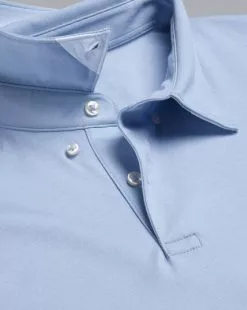 CHARLES TYRWHITT Smart Jersey Polo - Light B