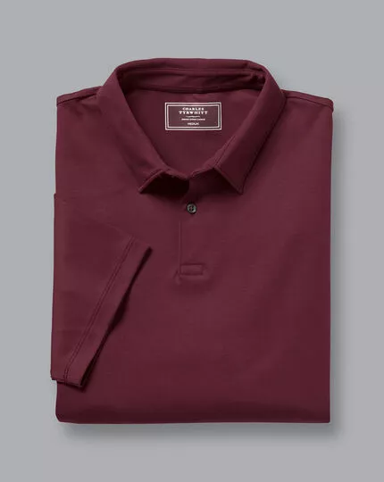 CHARLES TYRWHITT Smart Jersey Polo - Win 7 CHARLES TYRWHITT Smart Jersey Polo - Win - Image 5