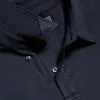 CHARLES TYRWHITT Smart Long Sleeve Jersey Polo - Navy -Charles Tyrwhitt Shop JEP0326NAV COLLAR DETAIL